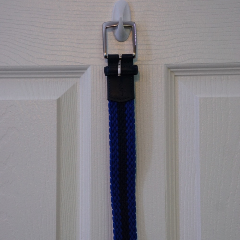 Braided Black & Blue Belt